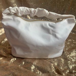 Stoney Clover Lane Scrunch Handle Tote Bag White